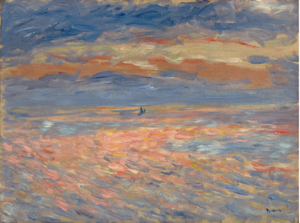 Coucher de soleil,Renoir