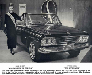 Studebaker 1964,Miss Dominion of Canada Jane Kmita
